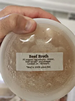 Pasture Raised, Grass Fed Beef Bone Broth
